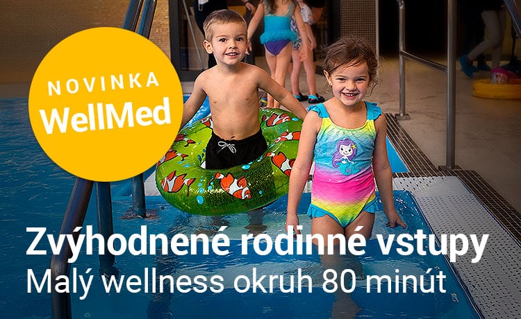 ﻿﻿Rodinný vstup Malý wellness okruh 80 min.